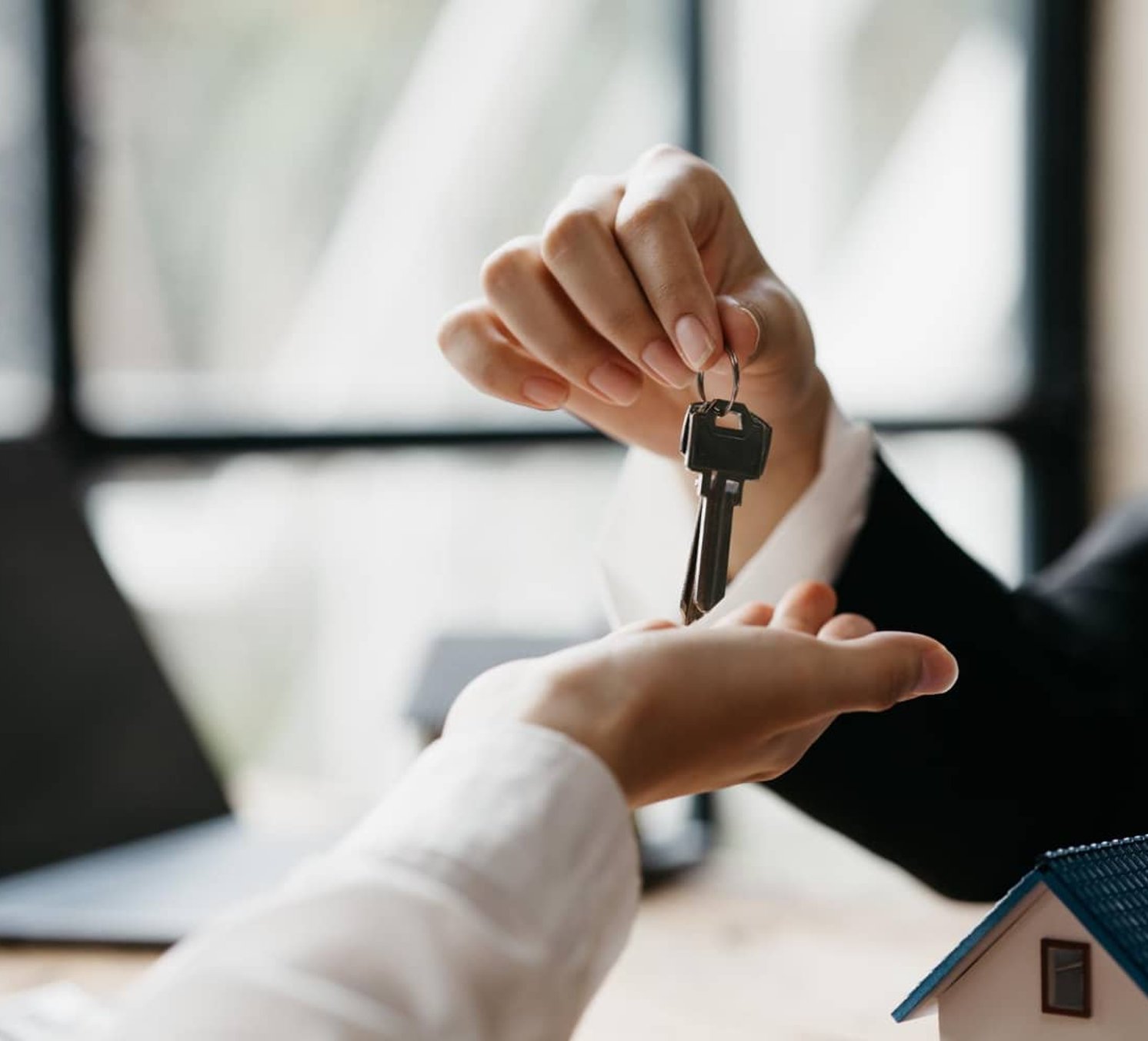 Valion Real Estate property management team with a landlord client