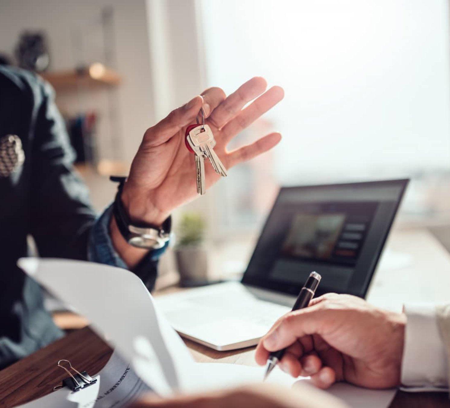 Valion Real Estate property manager meeting with a Western Sydney landlord